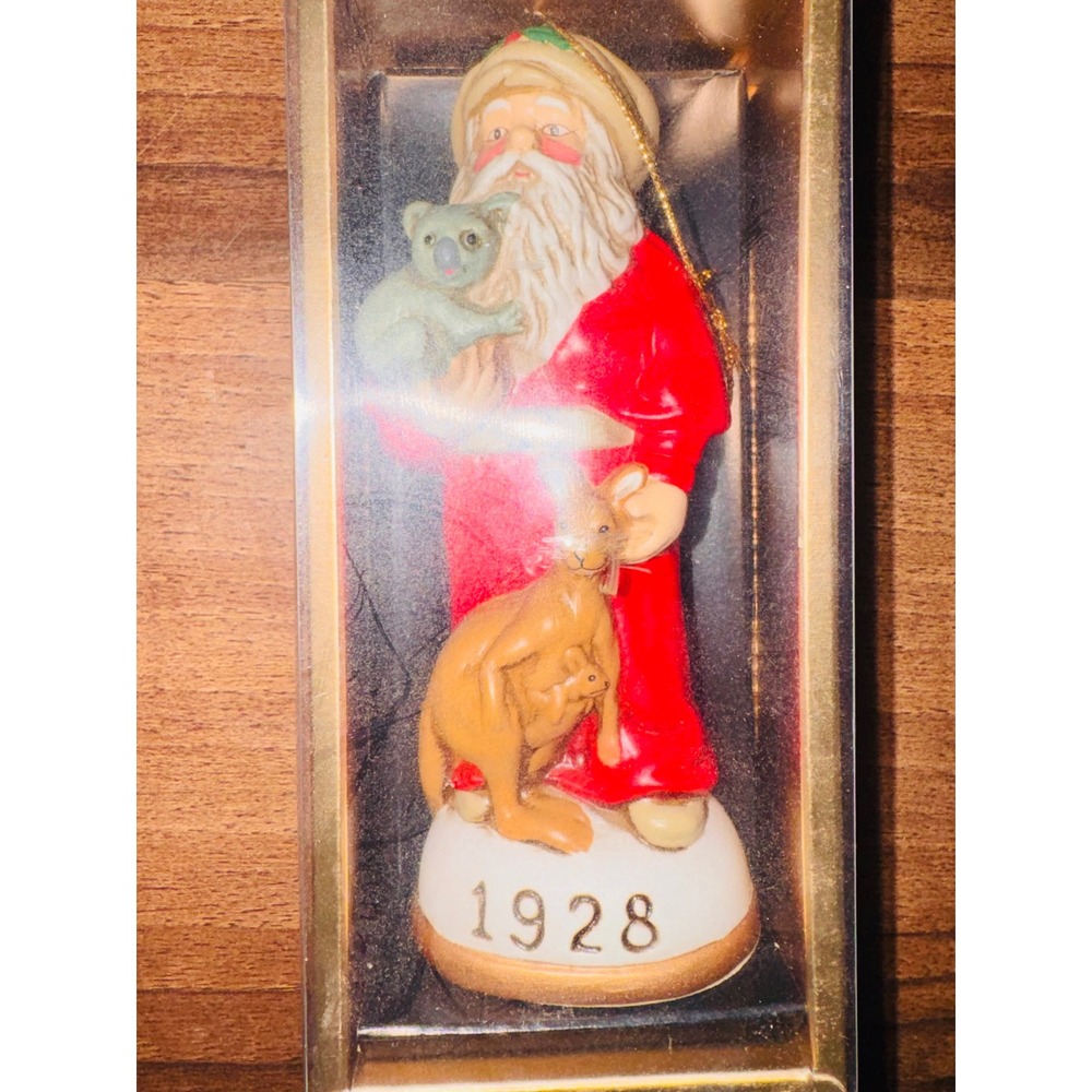RARE Memories of Santa Collection 1928 Australian Santa Koala Kangaroo Ornament